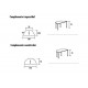 ESPACE SEMICIRCULAR / TRAPEZOIDAL DE 70
