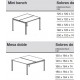 CONJUNT 2 TAULES OFICINA BENCH I.POP19